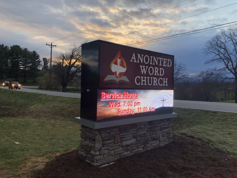 Anointing Church Sign