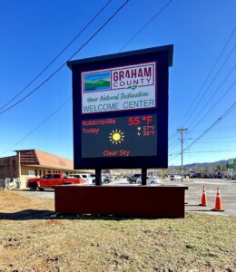 Read more about the article Enhancing Visitor Experience: Our LED Display Installation at Graham County Welcome Center